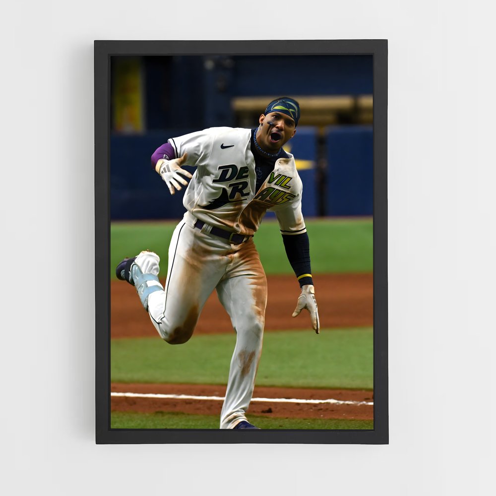 Poster Wander franco décorateurs – affiche Baseball (vue 2)